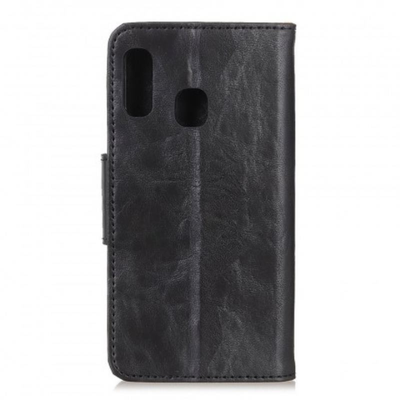 Flip Cover Samsung Galaxy A20e Læder Cover Dobbeltsidet Magnetisk Klap