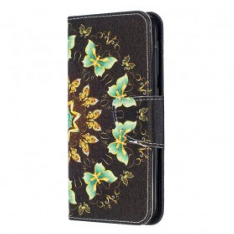 Flip Cover Samsung Galaxy A20e Mandala Sommerfugle