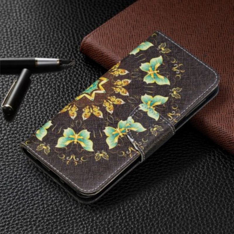 Flip Cover Samsung Galaxy A20e Mandala Sommerfugle