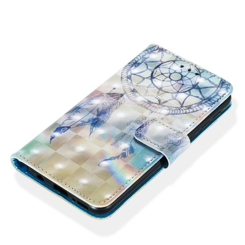 Læder Cover Samsung Galaxy A20e / A10e Akvarel Drømmefanger