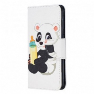 Læder Cover Samsung Galaxy A20e Baby Panda