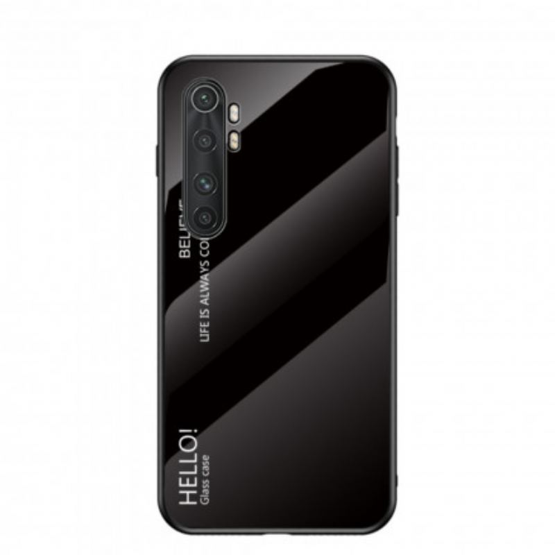Cover Xiaomi Mi Note 10 Lite Hærdet Glas Hej