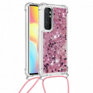 Cover Xiaomi Mi Note 10 Lite Pailletter Og Snøre