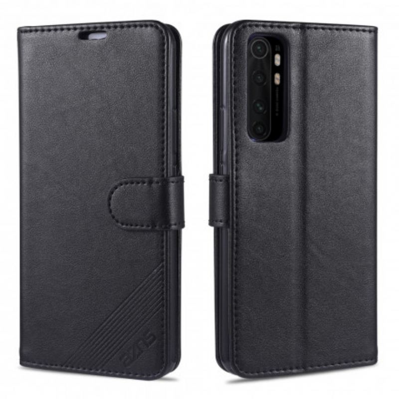 Flip Cover Xiaomi Mi Note 10 Lite Azns Imiteret Læder