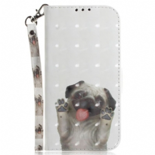 Flip Cover OnePlus Nord 2T 5G Med Snor Thong Hund