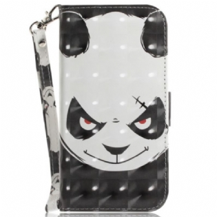 Flip Cover OnePlus Nord 2T 5G Med Snor Vred Panda Med Snor