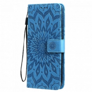 Flip Cover Realme C21 Solblomst
