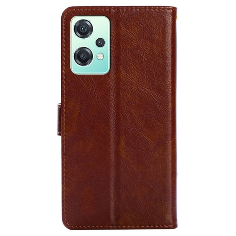 Flip Cover OnePlus Nord CE 2 Lite 5G Forreste Møntpung Og Snor
