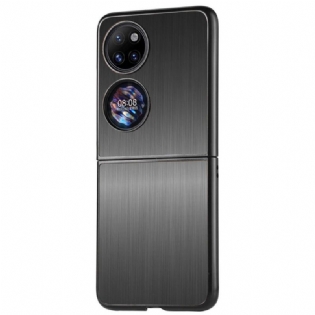 Cover Huawei P50 Pocket Børstet Metal Effekt