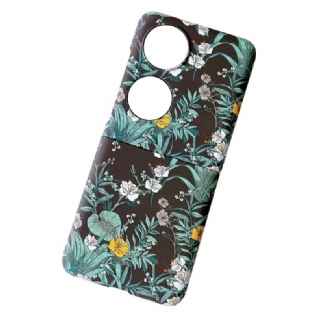 Mobilcover Huawei P50 Pocket Blomster