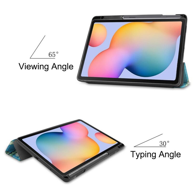 Cover Samsung Galaxy Tab S6 Lite Grene Blyantholder