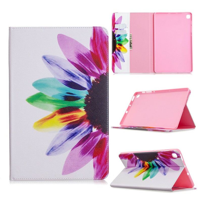 Etui Samsung Galaxy Tab S6 Lite Akvarel Blomst