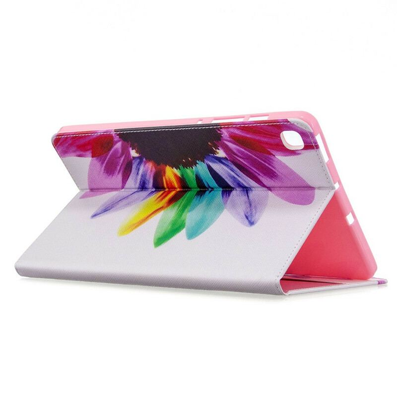 Etui Samsung Galaxy Tab S6 Lite Akvarel Blomst