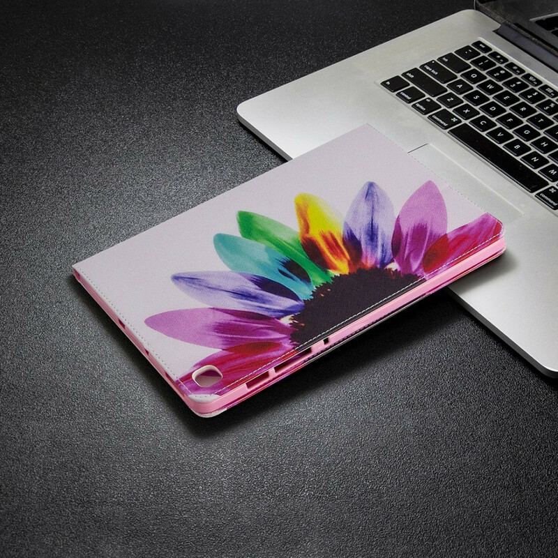 Etui Samsung Galaxy Tab S6 Lite Akvarel Blomst