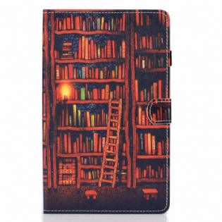 Flip Cover Samsung Galaxy Tab S6 Lite Bibliotek
