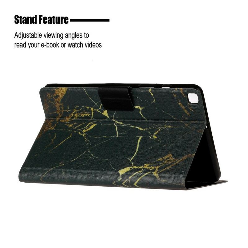 Flip Cover Samsung Galaxy Tab S6 Lite Marmor Stil