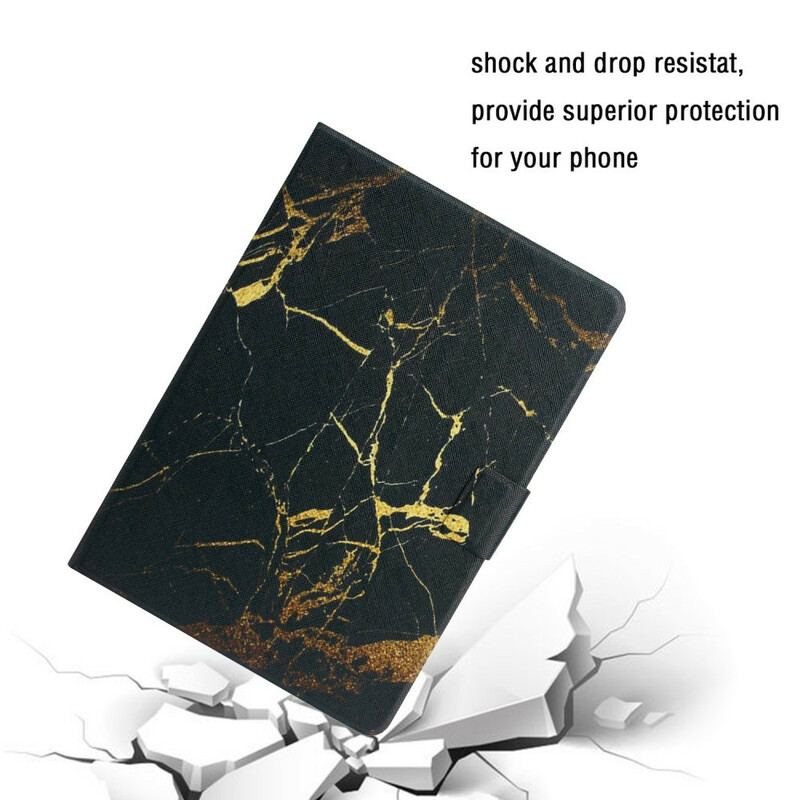 Flip Cover Samsung Galaxy Tab S6 Lite Marmor Stil