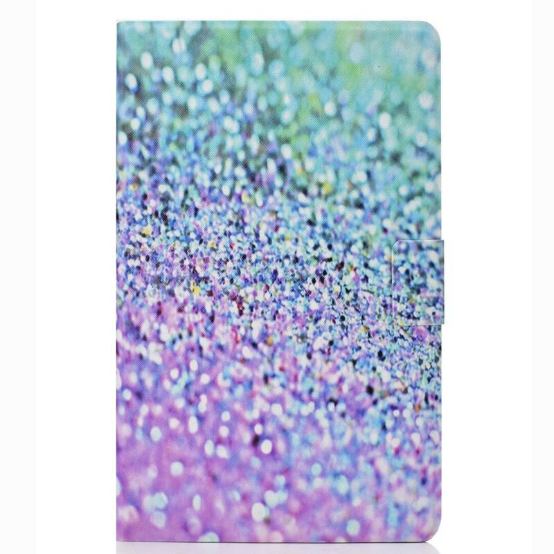 Flip Cover Samsung Galaxy Tab S6 Lite Skinnende Pailletter