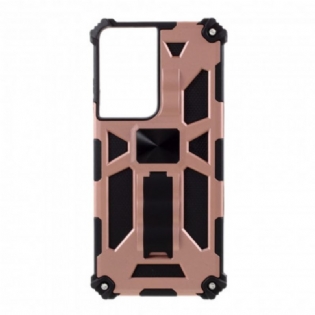 Cover Samsung Galaxy S21 Ultra 5G Bicolor Aftagelig Støtte