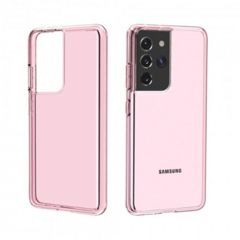 Cover Samsung Galaxy S21 Ultra 5G Farvet Gennemsigtig