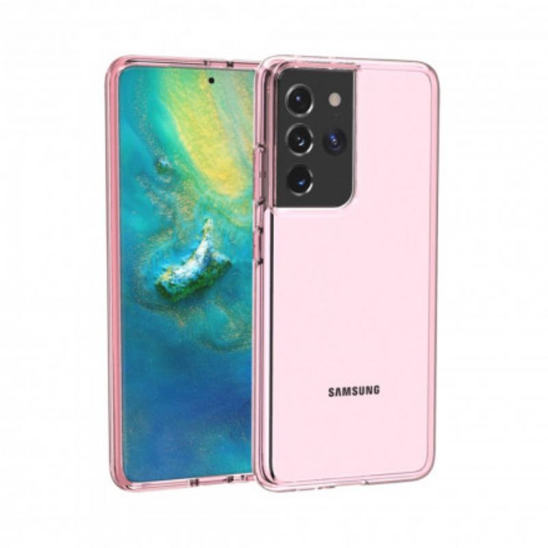 Cover Samsung Galaxy S21 Ultra 5G Farvet Gennemsigtig
