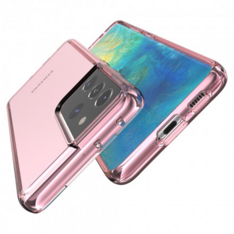 Cover Samsung Galaxy S21 Ultra 5G Farvet Gennemsigtig