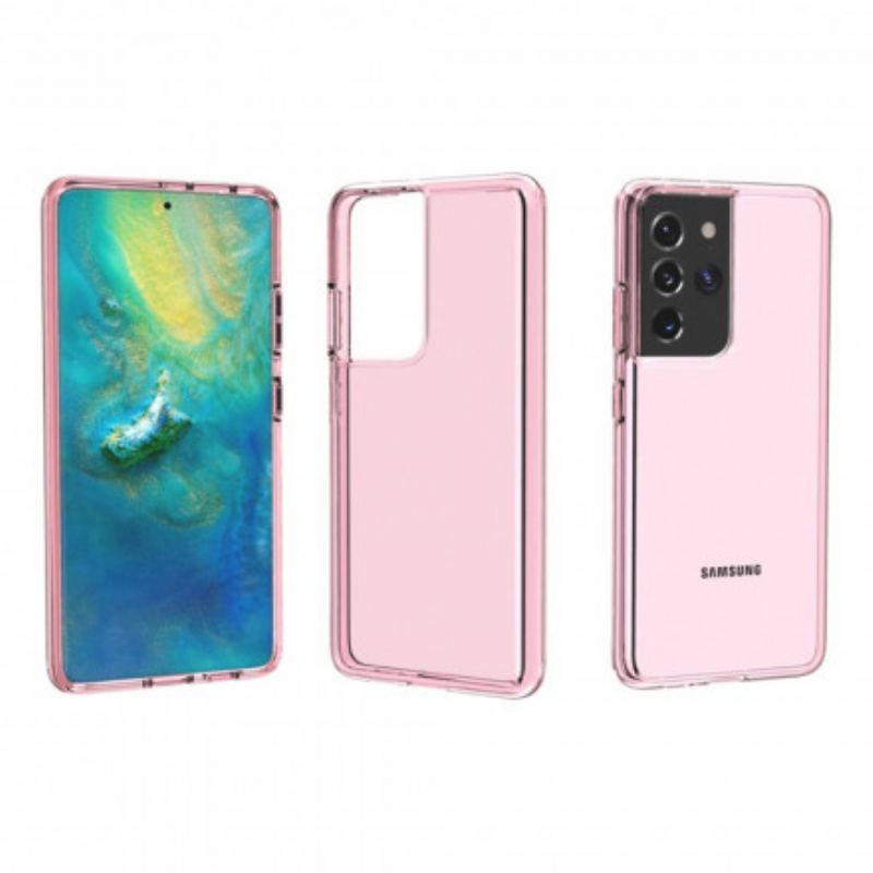 Cover Samsung Galaxy S21 Ultra 5G Farvet Gennemsigtig