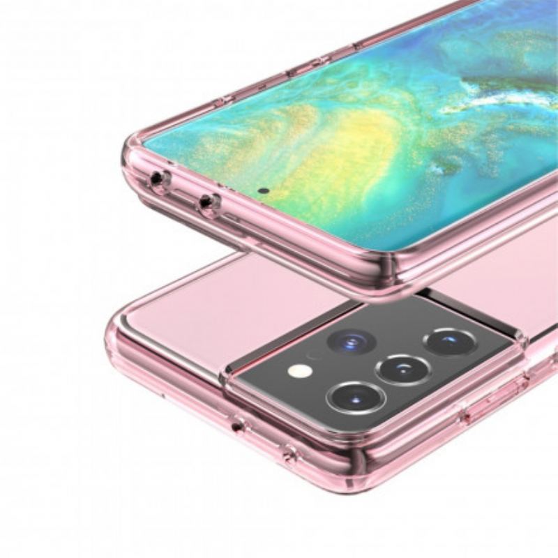 Cover Samsung Galaxy S21 Ultra 5G Farvet Gennemsigtig