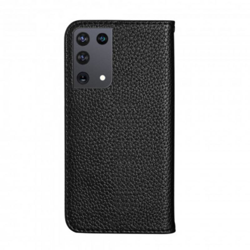 Cover Samsung Galaxy S21 Ultra 5G Flip Cover Imiteret Læder Litchi Ultra Chic