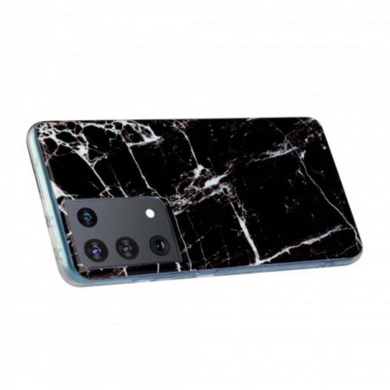 Cover Samsung Galaxy S21 Ultra 5G Klassisk Marmor