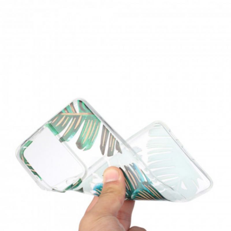 Cover Samsung Galaxy S21 Ultra 5G Sømløse Grønne Blade