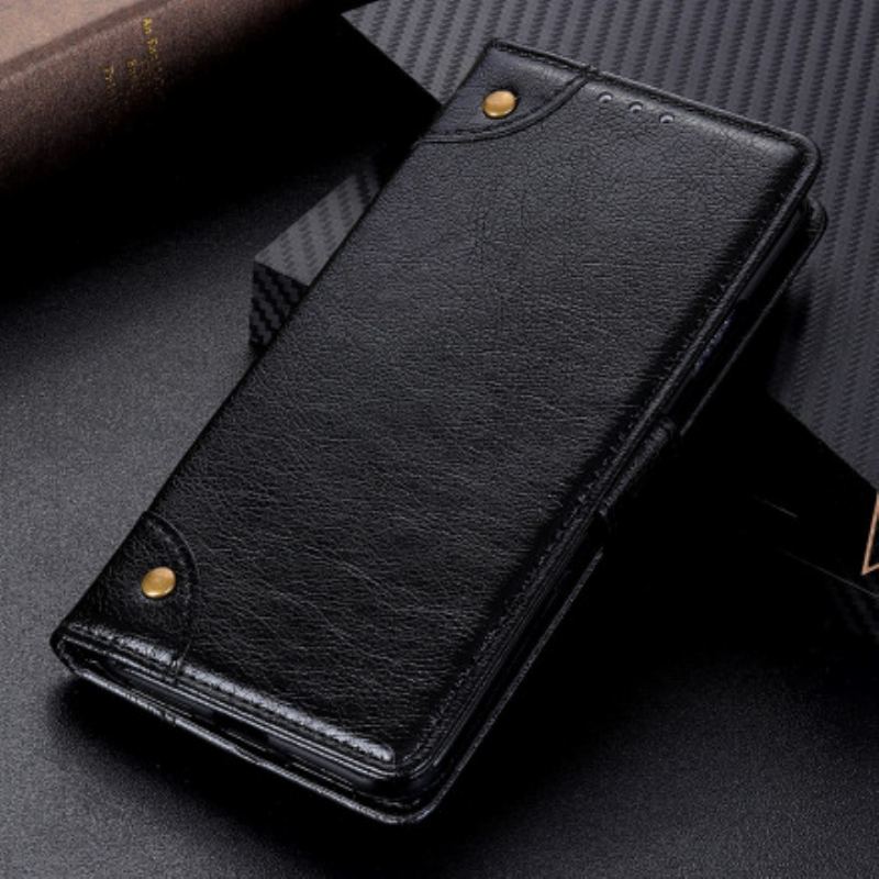 Flip Cover Samsung Galaxy S21 Ultra 5G Antik Nappa Lædereffekt
