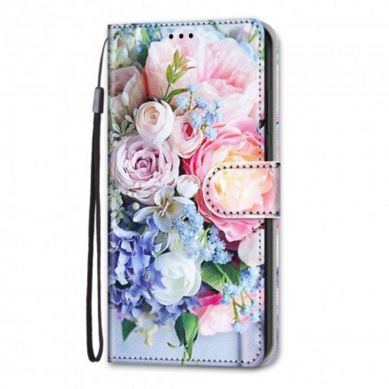 Flip Cover Samsung Galaxy S21 Ultra 5G Blomster Vidunder