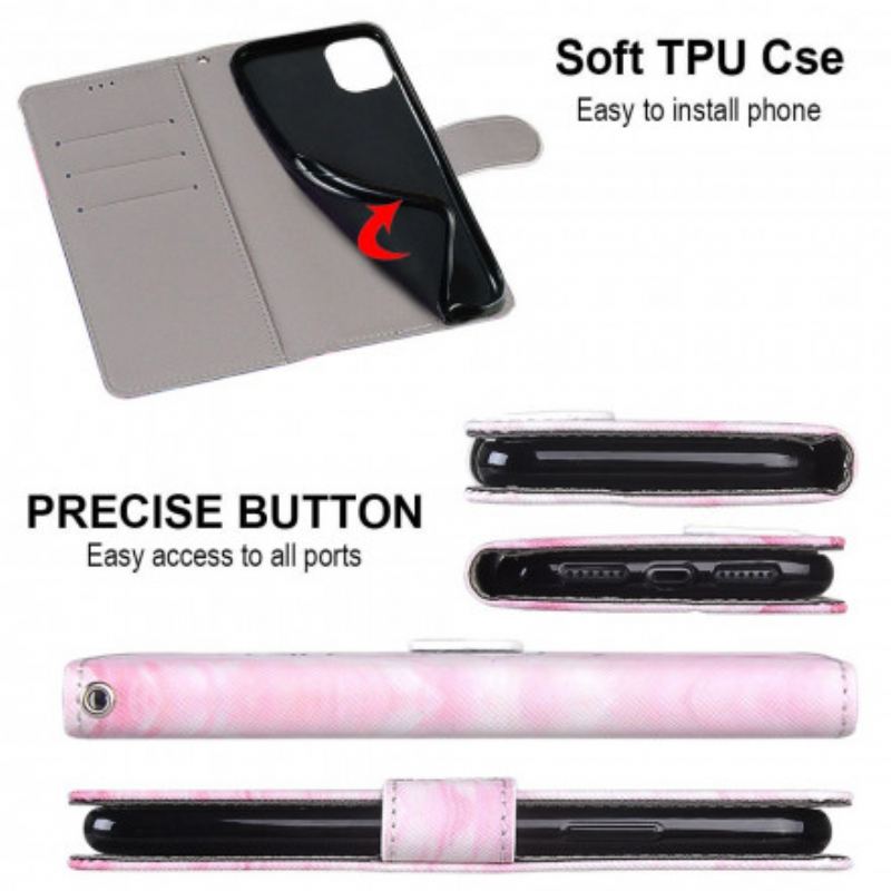 Flip Cover Samsung Galaxy S21 Ultra 5G Finger Hjerte