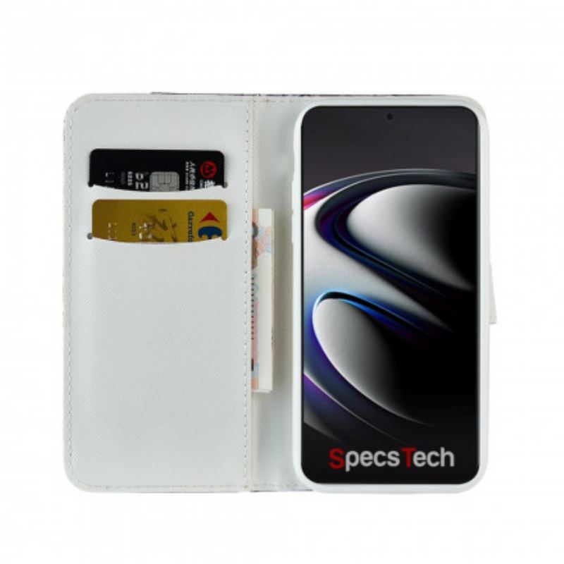 Flip Cover Samsung Galaxy S21 Ultra 5G Krokodille Diamanter
