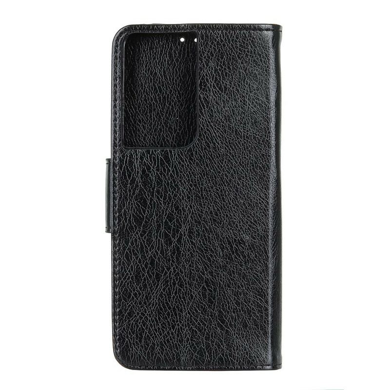 Flip Cover Samsung Galaxy S21 Ultra 5G Split Nappa Læder