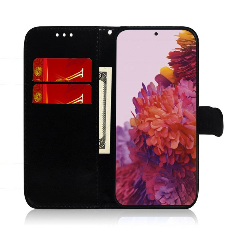 Læder Cover Samsung Galaxy S21 Ultra 5G Ren Farve
