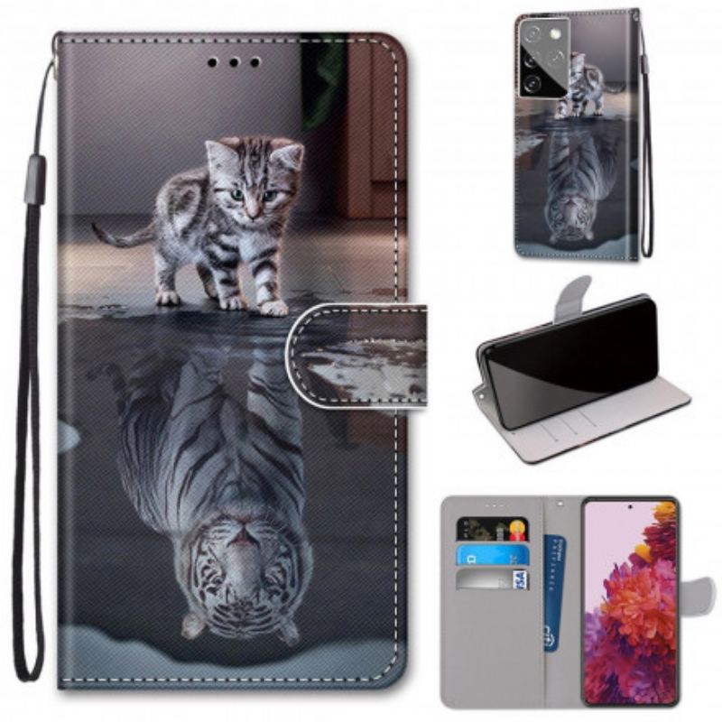 Læder Cover Samsung Galaxy S21 Ultra 5G De Smukkeste Katte