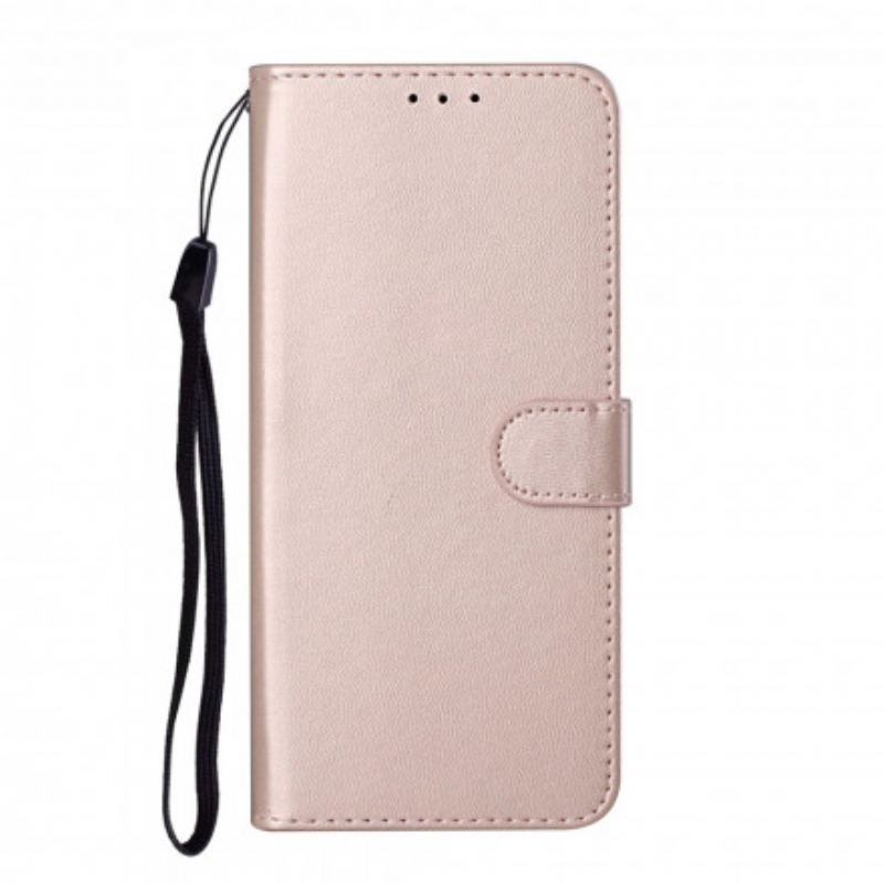 Læder Cover Samsung Galaxy S21 Ultra 5G Unikt Design Med Snor