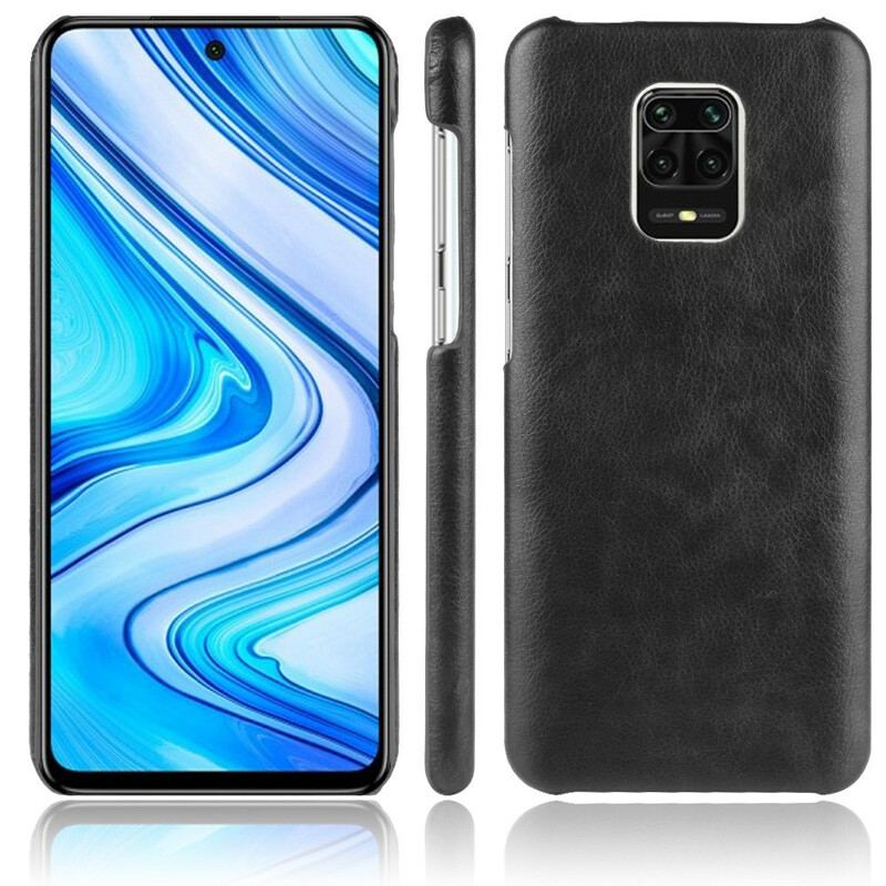Cover Xiaomi Redmi Note 9S / 9 Pro Litchi Læder Effekt