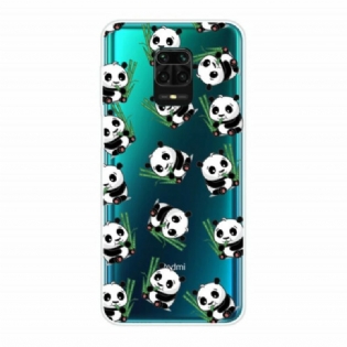 Cover Xiaomi Redmi Note 9S / 9 Pro Små Pandaer