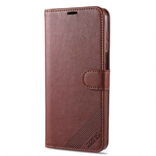 Flip Cover Xiaomi Redmi Note 9S / 9 Pro Azns Imiteret Læder
