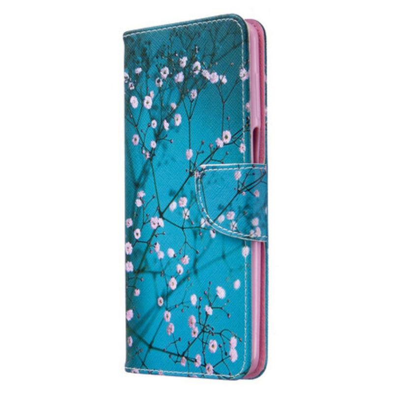 Flip Cover Xiaomi Redmi Note 9S / 9 Pro Blomstrende Træ