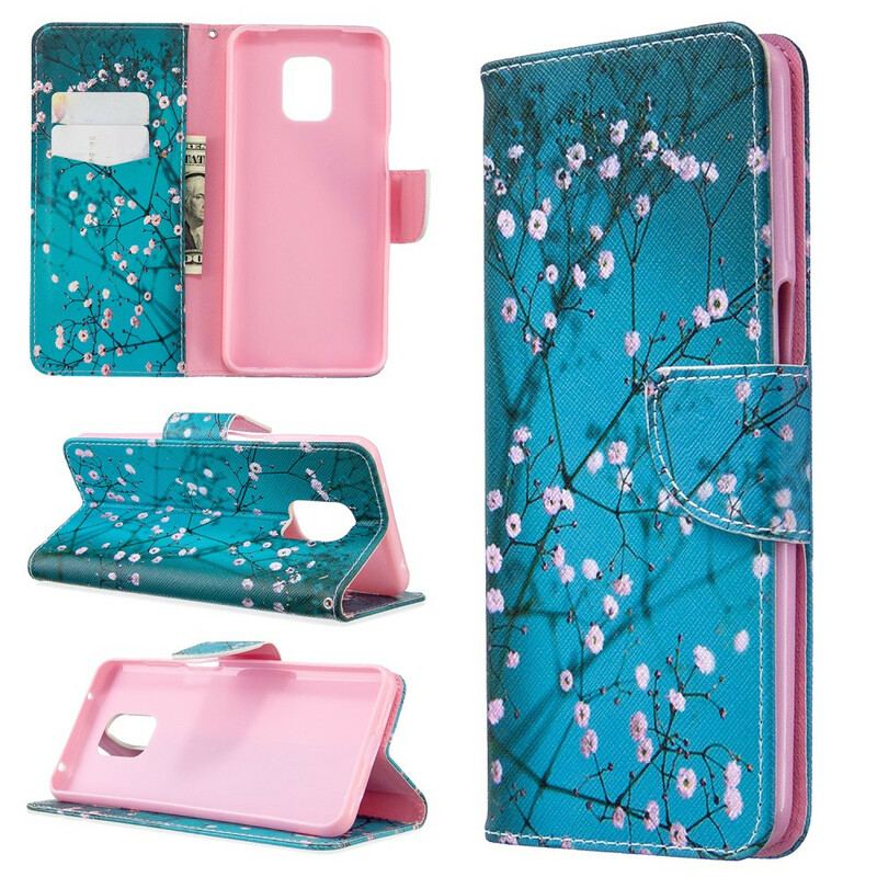 Flip Cover Xiaomi Redmi Note 9S / 9 Pro Blomstrende Træ
