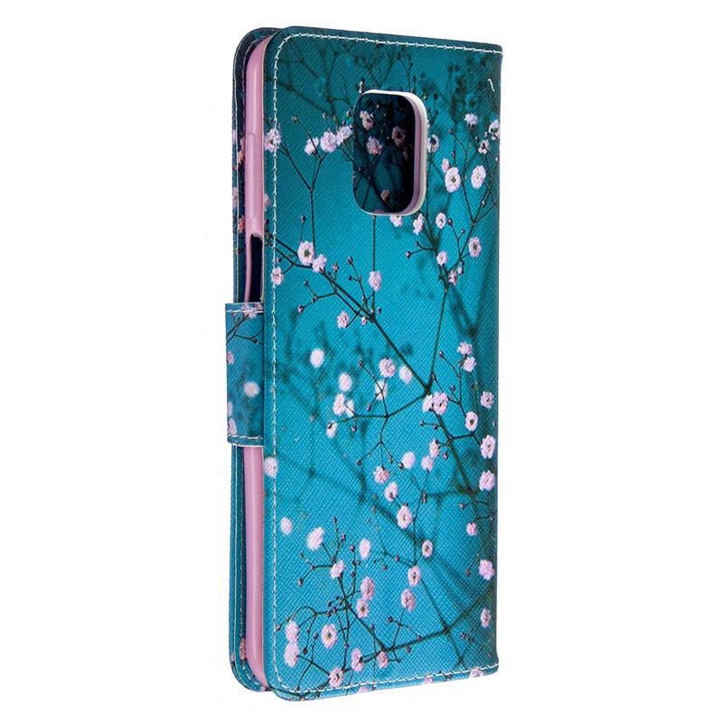 Flip Cover Xiaomi Redmi Note 9S / 9 Pro Blomstrende Træ
