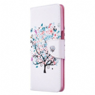 Flip Cover Xiaomi Redmi Note 9S / 9 Pro Blomstret Træ