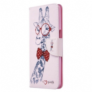 Flip Cover Xiaomi Redmi Note 9S / 9 Pro Brainy Giraf