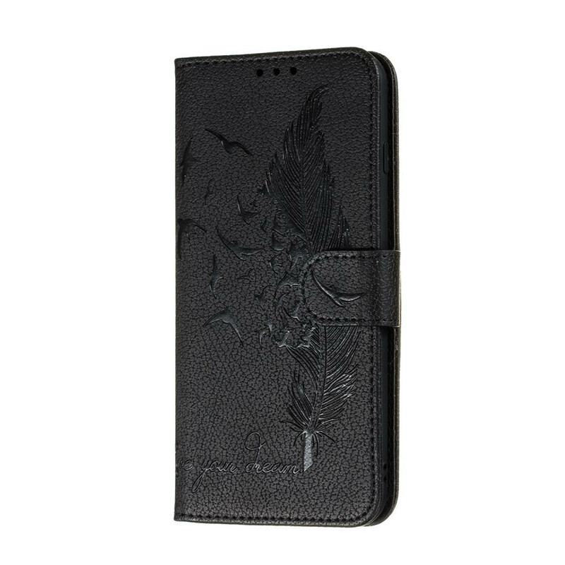 Flip Cover Xiaomi Redmi Note 9S / 9 Pro Feather Lev Din Drøm