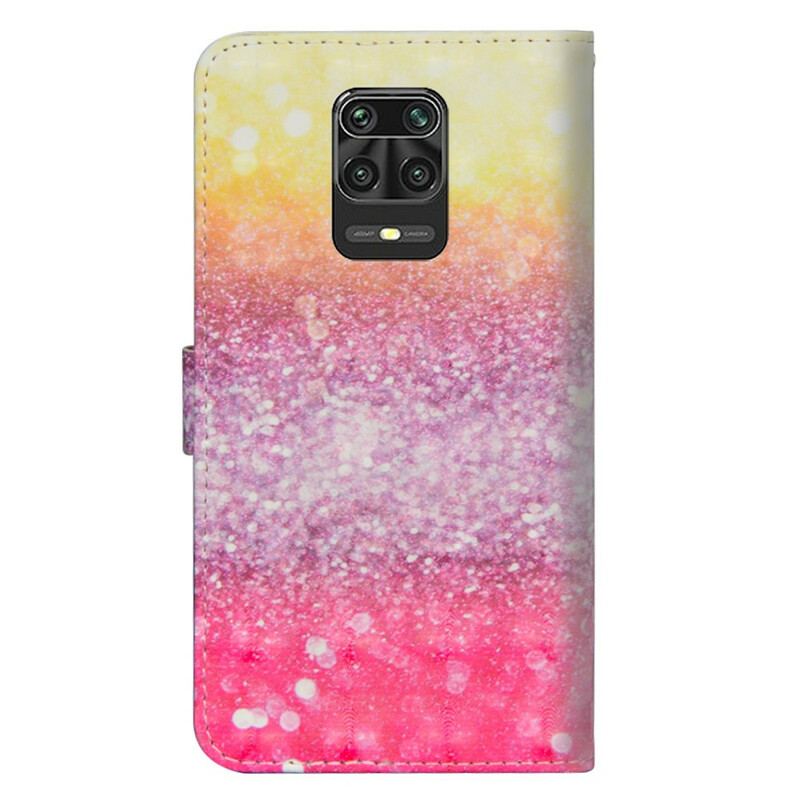 Flip Cover Xiaomi Redmi Note 9S / 9 Pro Glitter Gradient