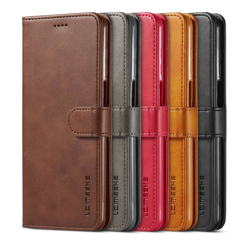 Flip Cover Xiaomi Redmi Note 9S / 9 Pro Lc.imeeke Lædereffekt